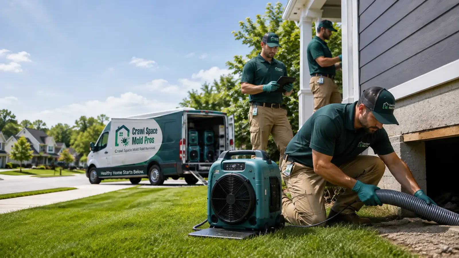 Crawl Space Mold Removal in Chariton, IA